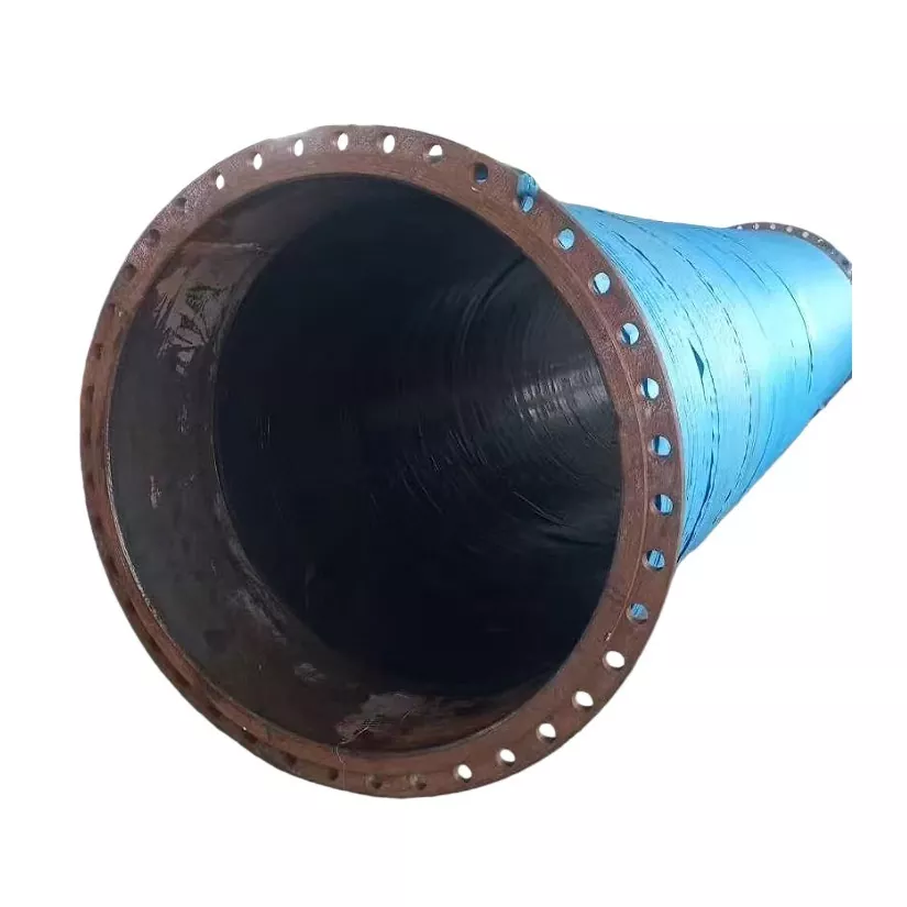Wire Reinforced Large Diameter Flanged Rubber Hose